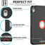 [D-FENCE Case] Tough & Rugged Smart Case For Apple iPad 11th & 10th Generation, iPad 2025 / 2022