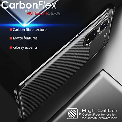[CarbonFlex Case] Premium Shockproof Soft Slim Cover with Carbon Fibre Effect For Honor 50 5G