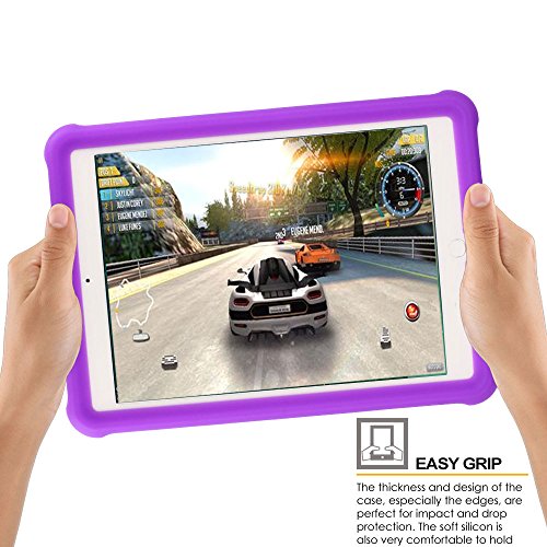 [Bumper Case] Shockproof Soft Easy Grip Case for Apple iPad 9.7" (2018/2017)