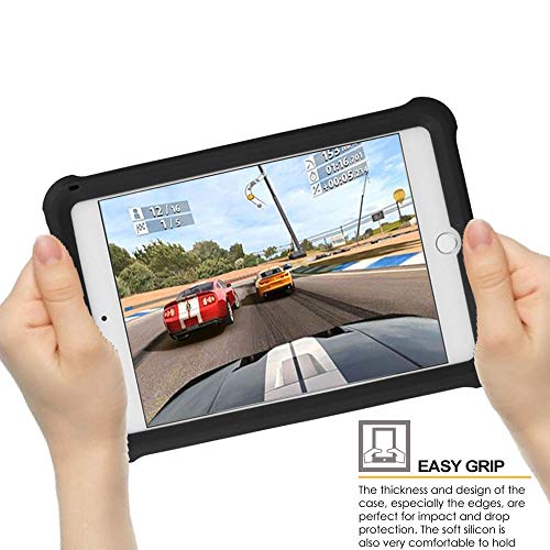 [Bumper Case] Shockproof Soft Easy Grip Case for Apple iPad Mini 5 2019, iPad Mini 4