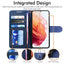 [Wallet Case] Protective Cover with Cash & Card Holder, Stand and Wrist Strap For Samsung Galaxy S21 FE 5G