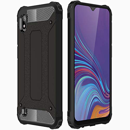 [Tough Armoured Case] ShockProof Dual-Layer Protective Heavy Duty Cover for Samsung Galaxy A10