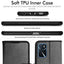 [Wallet Case] Protective Cover with Cash & Card Holder, Stand and Wrist Strap For Oppo A16s