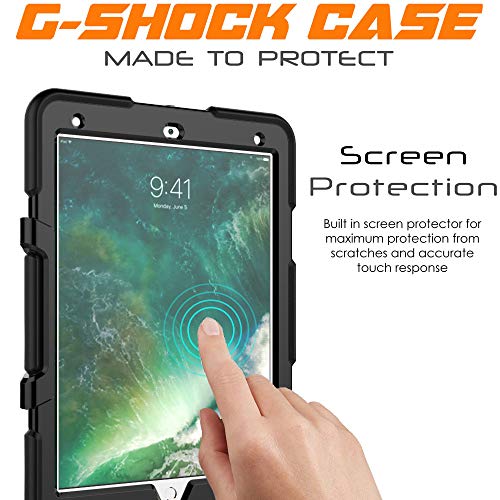 [G-SHOCK Case] Heavy Duty Long Survival Screen Protector Case for Apple iPad Air 3 2019, iPad Pro 10.5"