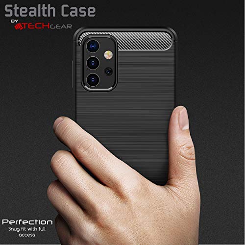 [Stealth Case] Samsung Galaxy A33 5G Soft Protective Slim Cover with Carbon Fibre Detailing