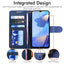 [Wallet Case] Protective Cover with Cash & Card Holder, Stand and Wrist Strap For Oppo A16s