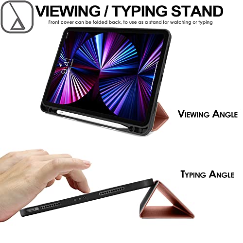 [Smart Case] Slim Stand Cover with Auto Sleep/Wake for Apple iPad Pro 12.9" (6th / 5th / 3rd / 2nd Generation)
