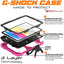 [G-SHOCK Case] Heavy Duty Long Survival Screen Protector Case for Apple iPad 11th & 10th Generation, iPad 2025 / 2022