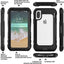 [Contender Case] iPhone XS Max Heavy Duty Case with Built-in Screen Protector, 360 [Full Body] Protective Cover with Kick Stand