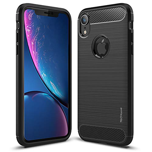 [Stealth Case] iPhone XR Soft Protective Slim Cover with Carbon Fibre Detailing