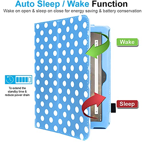 [Folio Case] Smart Cover Stand with Auto Sleep/Wake & Hand Strap For Amazon Fire HD 10" / HD 10" Plus (2021/11th Generation)