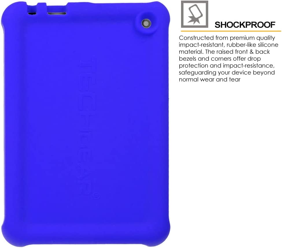 [Bumper Case] Shockproof Soft Easy Grip Case for Amazon Fire 7" (2022 / 12th Generation)