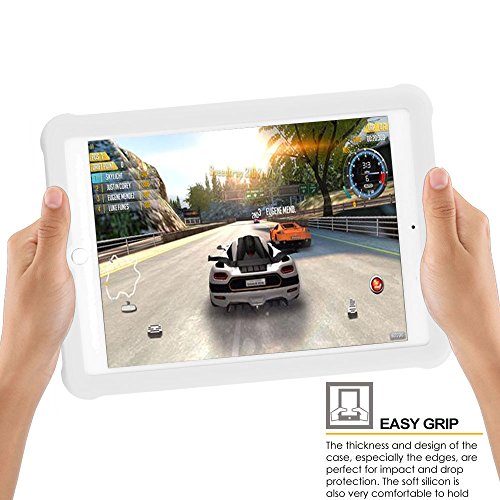 [Bumper Case] Shockproof Soft Easy Grip Case for Apple iPad 9.7" (2018/2017)
