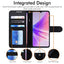 [Wallet Case] Protective Cover with Cash & Card Holder, Stand and Wrist Strap For Oppo A57e / A57s / A57 4G