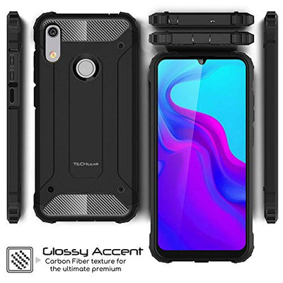 [Tough Armoured Case] ShockProof Dual-Layer Protective Heavy Duty Cover for Honor 8A
