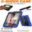 [G-SHOCK Case] Heavy Duty Long Survival Screen Protector Case for Apple iPad 11th & 10th Generation, iPad 2025 / 2022