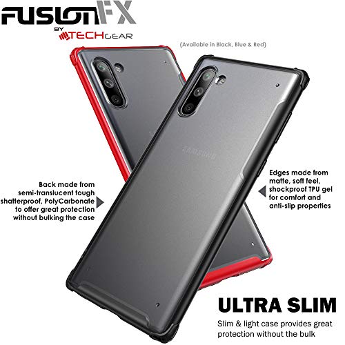 [Fusion FX Case] Slim & Light Tough Fused Gel Bumper & Hard Back Matte Case for Samsung Galaxy Note 10