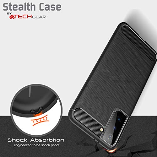 [Stealth Case] Samsung Galaxy S22 Soft Protective Slim Cover with Carbon Fibre Detailing