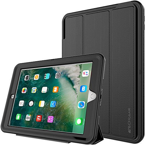 [D-FENCE Case] Tough & Rugged Smart Case For Apple iPad 9.7" (2018 / 2017)