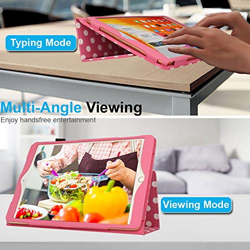 [Folio Case] Smart Cover Stand with Auto Sleep/Wake & Hand Strap For Apple iPad 10.2" 2021 / 2020 / 2019 [9th / 8th / 7th Generation]