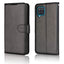 [Wallet Case] Protective Cover with Cash & Card Holder, Stand and Wrist Strap For Samsung Galaxy A12