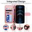 [Wallet Case] Protective Cover with Cash & Card Holder, Stand and Wrist Strap For Apple iPhone 12 Pro Max