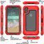 [Contender Case] iPhone XS Max Heavy Duty Case with Built-in Screen Protector, 360 [Full Body] Protective Cover with Kick Stand