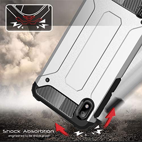 [Tough Armoured Case] ShockProof Dual-Layer Protective Heavy Duty Cover for Samsung Galaxy A10