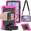 [UTILITY Case] Full Body Shockproof Case with Stand, Hand & Shoulder Strap for Samsung Galaxy Tab A7 Lite 8.7" (SM-T220 / SM-T225)