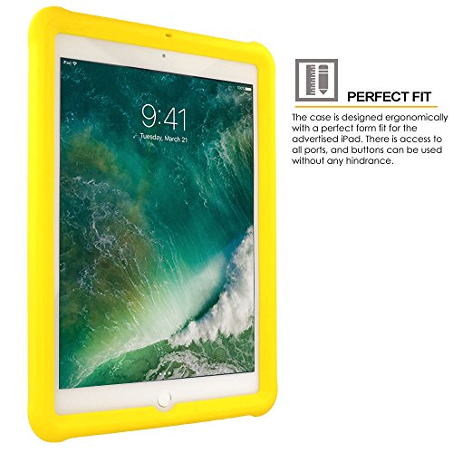 [Bumper Case] Shockproof Soft Easy Grip Case for Apple iPad 9.7" (2018/2017)