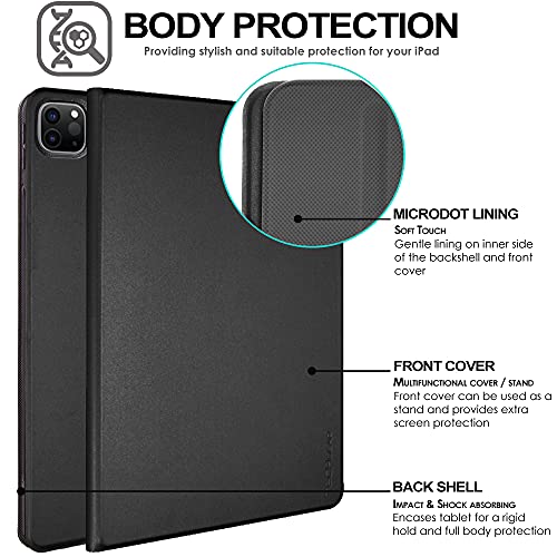 [Smart Case] Slim Stand Cover with Auto Sleep/Wake for Apple iPad Pro 12.9" (6th / 5th / 3rd / 2nd Generation)
