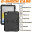 [G-SHOCK Case] Heavy Duty Long Survival Screen Protector Case for Apple iPad 11th & 10th Generation, iPad 2025 / 2022