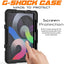 [G-SHOCK Case] Heavy Duty Long Survival Screen Protector Case iPad Air 5 / 4 10.9" (2022 / 2020)