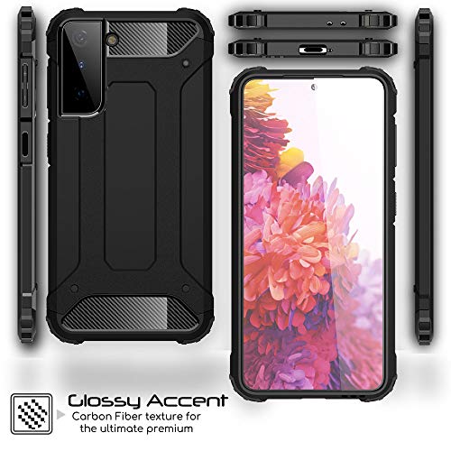 [Tough Armoured Case] ShockProof Dual-Layer Protective Heavy Duty Cover for Samsung Galaxy S21