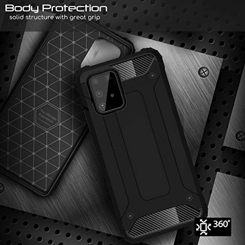 [Tough Armoured Case] ShockProof Dual-Layer Protective Heavy Duty Cover for Samsung Galaxy S10 Lite