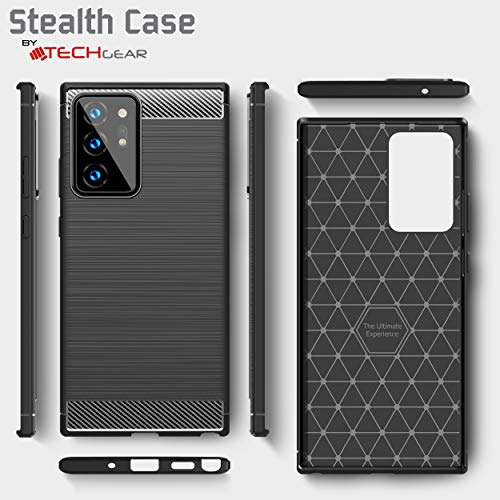 [Stealth Case] Samsung Galaxy Note 20 Ultra Soft Protective Slim Cover with Carbon Fibre Detailing