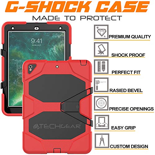 [G-SHOCK Case] Heavy Duty Long Survival Screen Protector Case for Apple iPad Air 3 2019, iPad Pro 10.5"