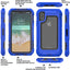 [Contender Case] iPhone XS Max Heavy Duty Case with Built-in Screen Protector, 360 [Full Body] Protective Cover with Kick Stand