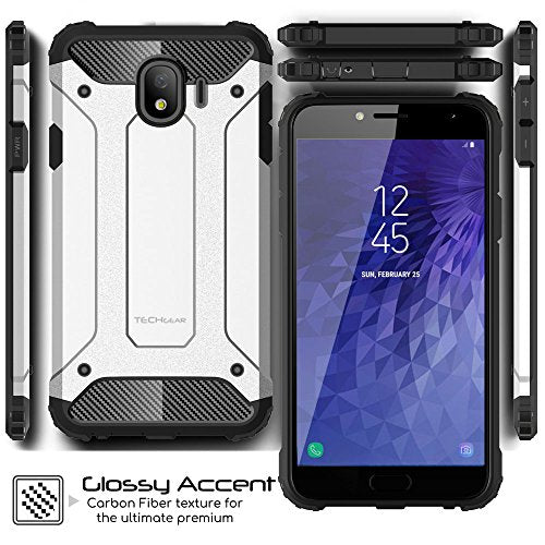 [Tough Armoured Case] ShockProof Dual-Layer Protective Heavy Duty Cover for Samsung Galaxy J4 2018