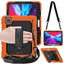 [UTILITY Case] Full Body Shockproof Case with Stand, Hand & Shoulder Strap for Apple iPad Pro 11" 2022 & 2021 [4th & 3rd Generations]
