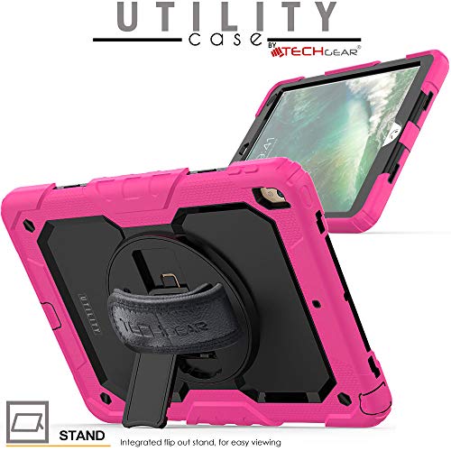 [UTILITY Case] Full Body Shockproof Case with Stand, Hand & Shoulder Strap for Apple iPad Air 3rd Gen 2019 / iPad Pro 10.5"