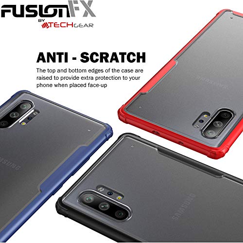 [Fusion FX Case] Slim & Light Tough Fused Gel Bumper & Hard Back Matte Case for Samsung Galaxy Note 10 Plus
