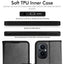 [Wallet Case] Protective Cover with Cash & Card Holder, Stand and Wrist Strap For Oppo Reno 8 Lite 5G
