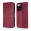 [Leather Wallet Case] Genuine Leather [RFID Blocking] Magnetic Flip Case with Card & Slots and Stand For Samsung Galaxy S22 Ultra