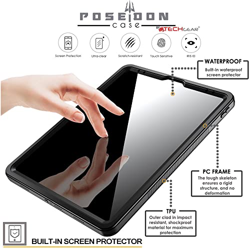 AICase Heavy Duty Shockproof Hybrid Case + Screen Protector For IPad Pro 12.9" (1st Gen) – With Stylus