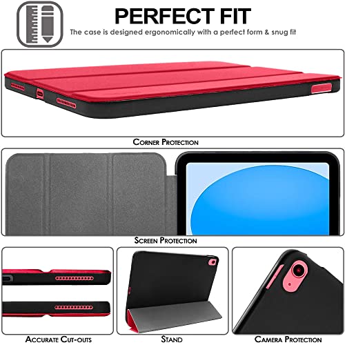 [Smart Case] Slim Stand Cover with Auto Sleep/Wake for Apple iPad 11th & 10th Generation, iPad 2025 / 2022