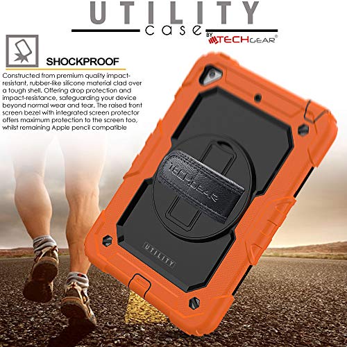[UTILITY Case] Full Body Shockproof Case with Stand, Hand & Shoulder Strap for Apple iPad Mini 5 / iPad Mini 4
