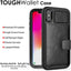 Tough Armoured Wallet 360 ShockProof Case with Card Slots & Stand for Apple iPhone XS Max