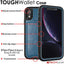 Tough Armoured Wallet 360 ShockProof Case with Card Slots & Stand for Apple iPhone XR