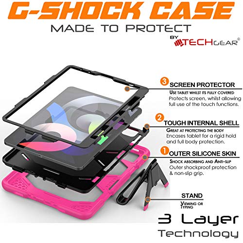 [G-SHOCK Case] Heavy Duty Long Survival Screen Protector Case iPad Air 5 / 4 10.9" (2022 / 2020)